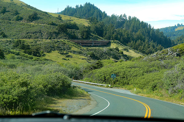 The windy road to Fort Bragg