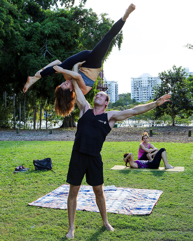 Acro in Davies Park