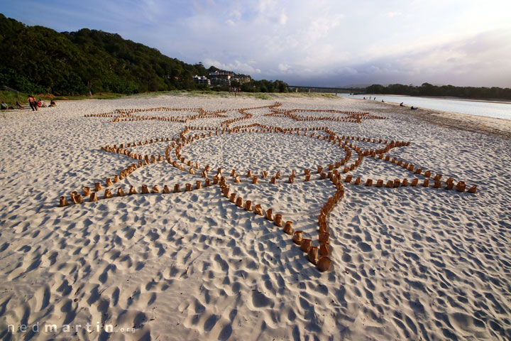 Cooper's Candle Installation, Currumbin Bay