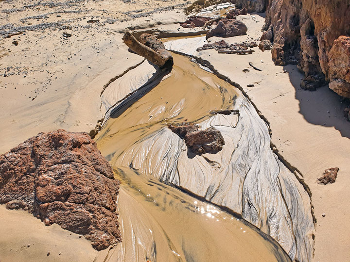 The Beach on Stradbroke Island