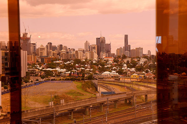 People at the Translational Research Institute look at Brisbane through rose coloured glass