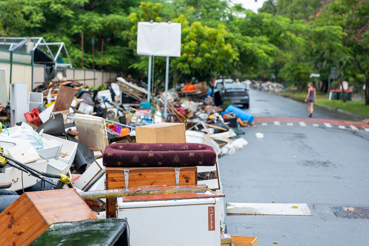 Bronwen, Flood damage, Elmes Rd, Rocklea