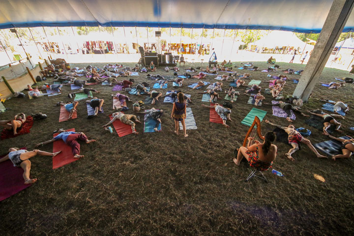 Dub N D Yoga at Irie Top, Island Vibe Festival 2019, Stradbroke Island