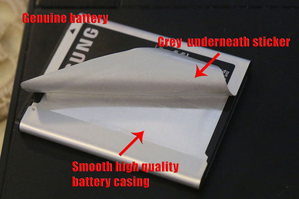 My genuine Note battery