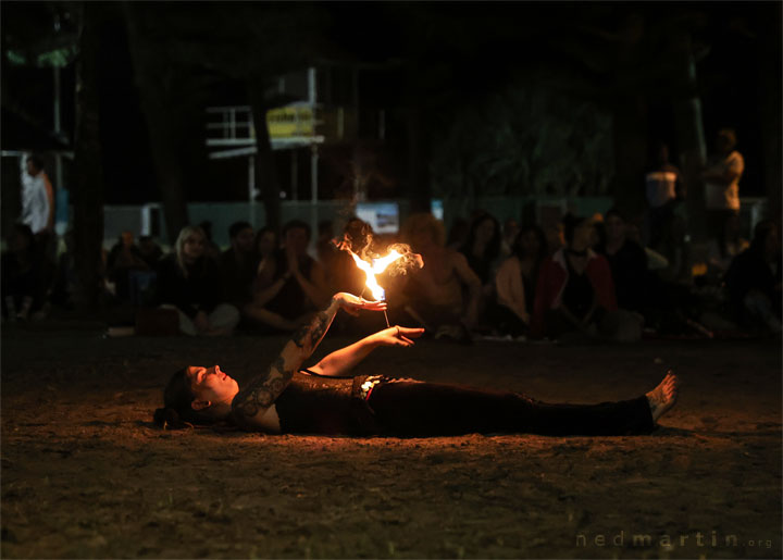 Tay, Burleigh Bongos and Fire-twirling