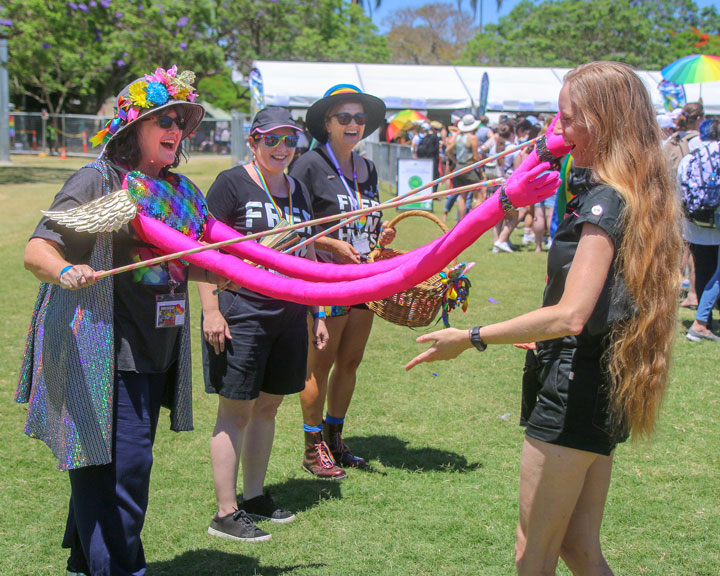 Bronwen, Brisbane Pride March & Fair, New Farm Park