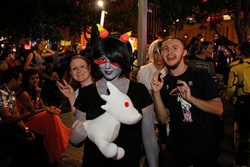 Cosplayers at Brisbane Neon Pop 2016