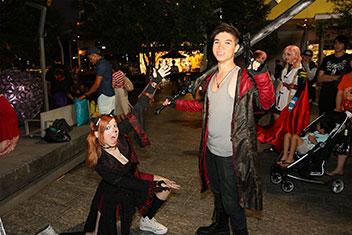 Cosplayers at Brisbane Neon Pop 2016