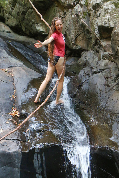 Bronwen, Cougal Cascades, Currumbin