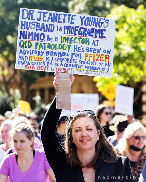 Freedom Rally, Brisbane Botanic Gardens