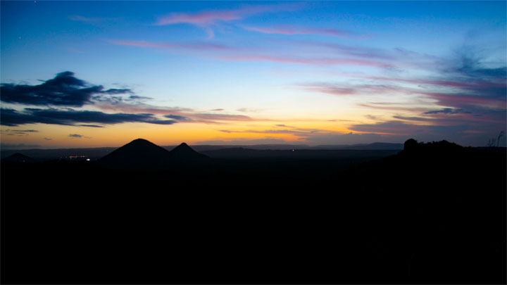 Sunset from Mount Tibrogargan