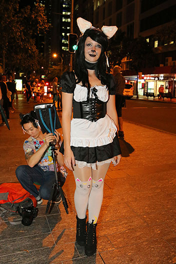 Cosplayers at Brisbane Neon Pop 2016