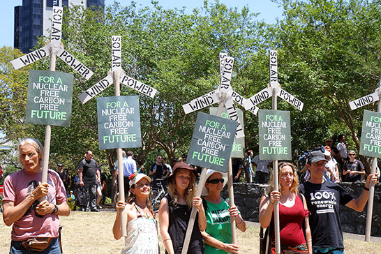 Protesters who don’t realise we are carbon-based life forms