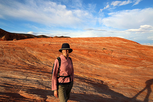 Bronwen at the “Fire Wave”