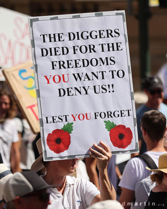 Freedom Rally, Brisbane