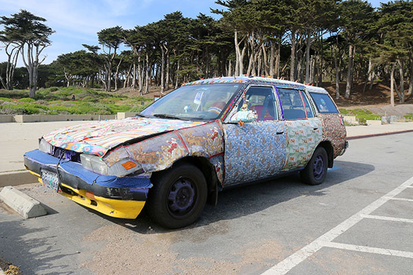 An interesting car at Sea Cliff