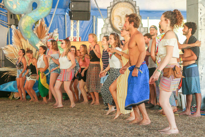 Samba Dance Workshop at Irie Top, Island Vibe Festival 2019, Stradbroke Island