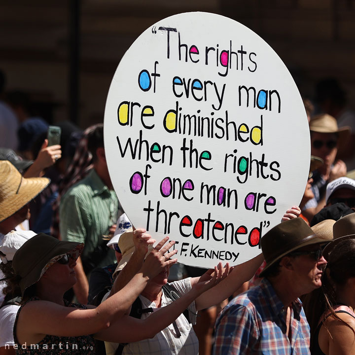 Freedom Rally, Brisbane