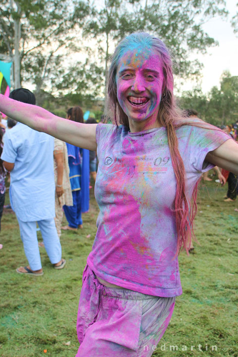 Bronwen at Brisbane Holi Celebrations