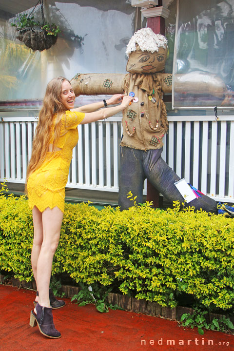 Bronwen at the Tamborine Mountain Scarecrow Festival