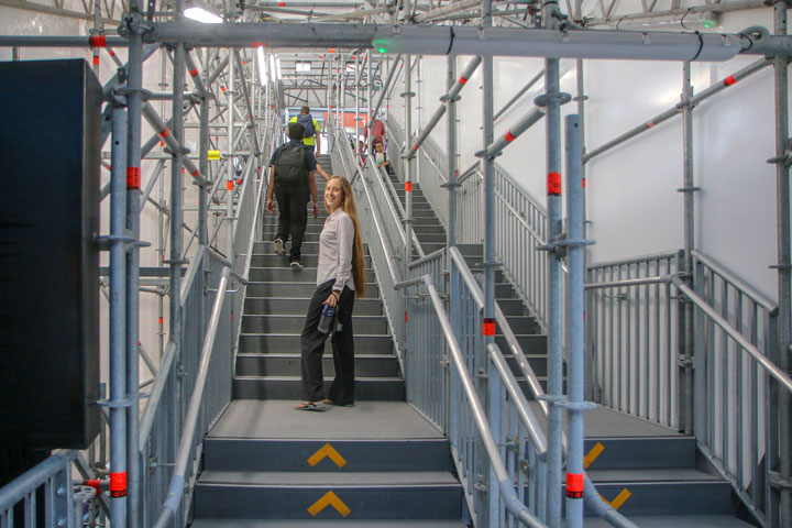 Bronwen, Roma St Transit Centre being knocked down