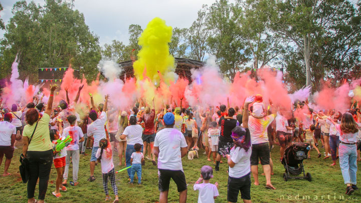 Brisbane Holi - Festival of Colours, Rocks Riverside Park, Seventeen Mile Rocks