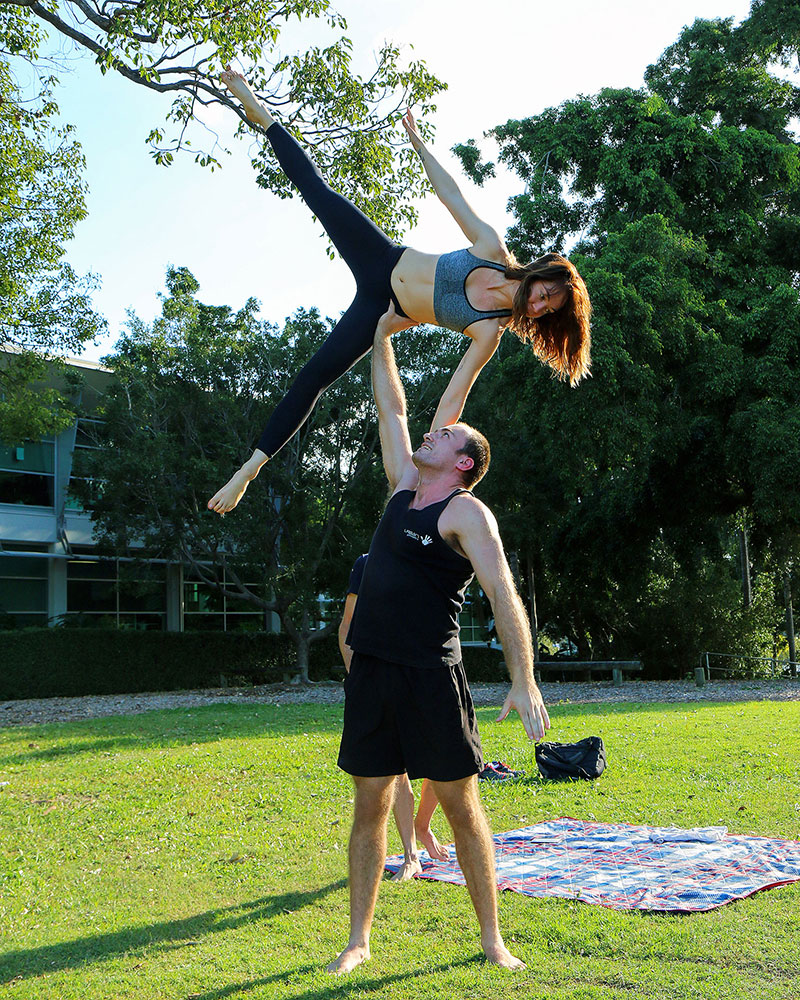 Acro in Davies Park