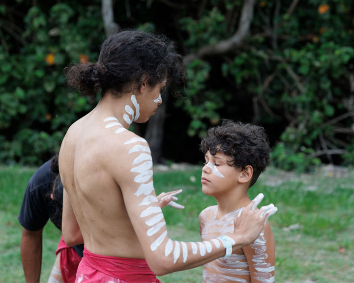 Quandamooka Dancers, Micro Island Vibe Festival, Stradbroke Island