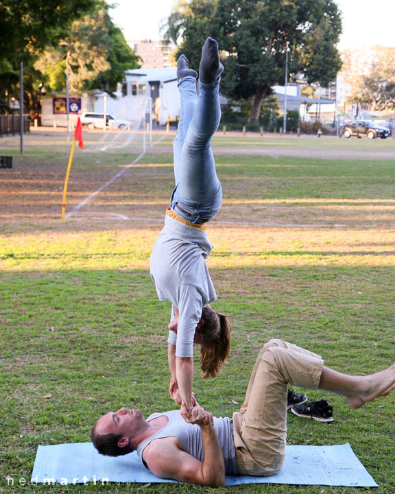 Acro at Davies Park, West End