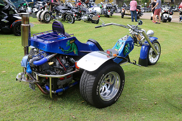 A trike, with balls