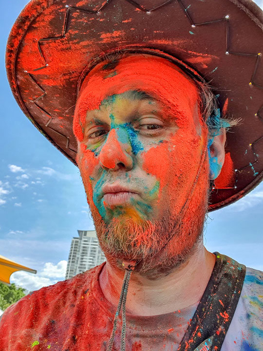 Ned, Gold Coast Colour Festival HOLI, Broadwater Parklands