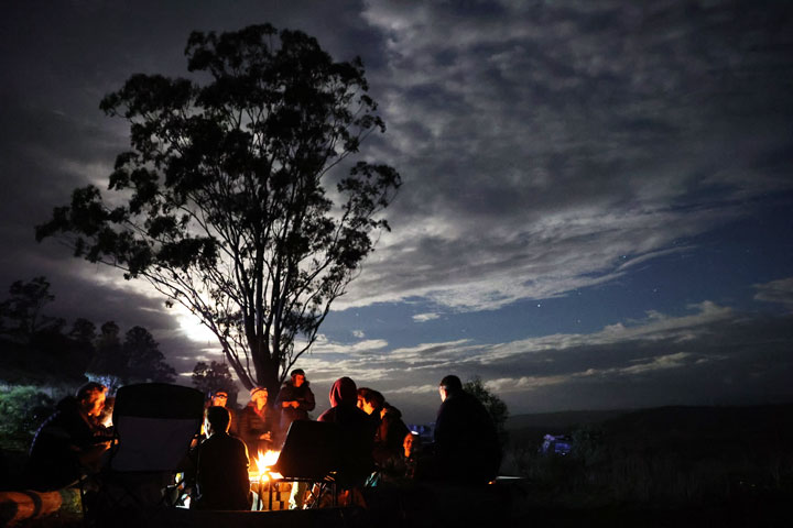 Camping for Do it in a Froq climbing event, Cath and Kens property, Greenhill, Boonah