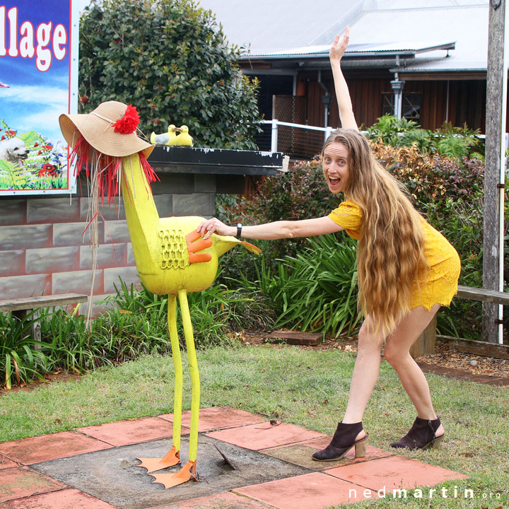 Bronwen at the Tamborine Mountain Scarecrow Festival