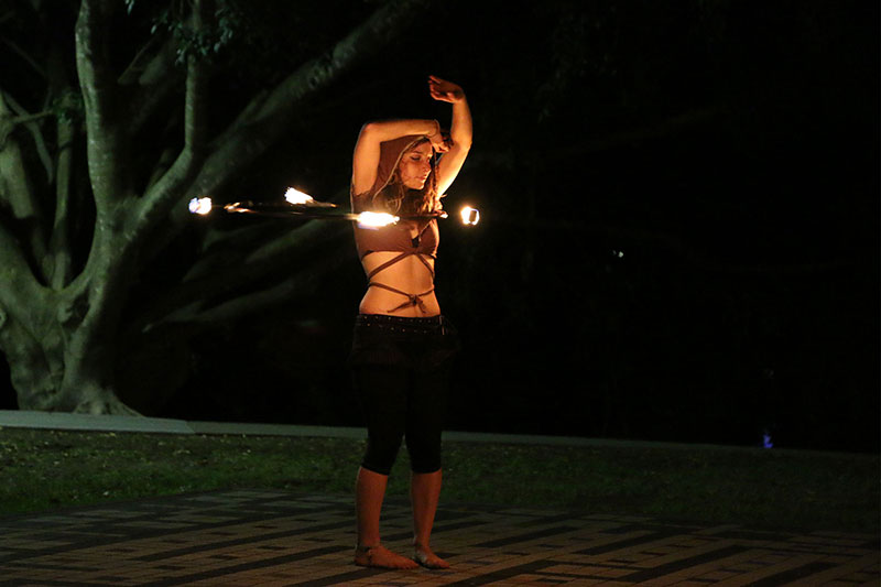 Fire-hooping