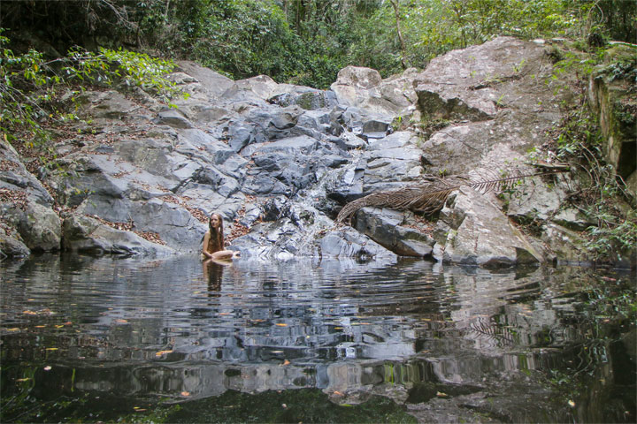 Bronwen, Cougal Cascades, Currumbin