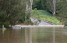 Flooding of the Brisbane River at College’s Crossing