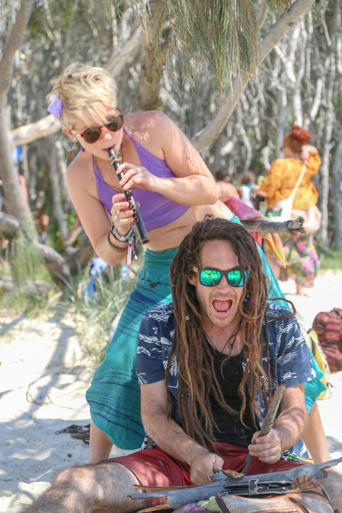 Skye & Hughie, The Beach, Island Vibe Festival 2018, Stradbroke Island