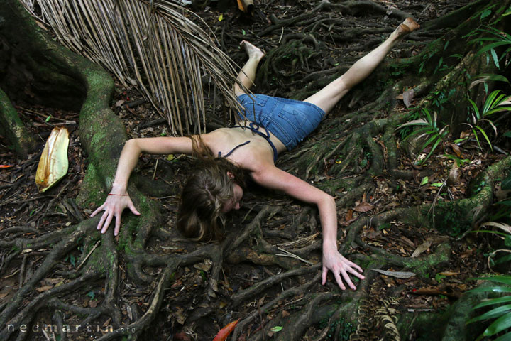 Bronwen at Cougal Cascade, Currumbin Creek