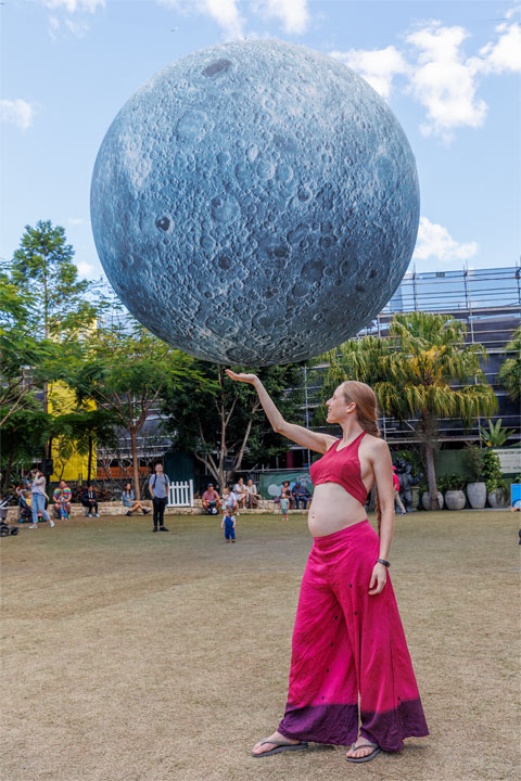 Bronwen, Museum of the Moon, Brisbane Festival, West Village, West End