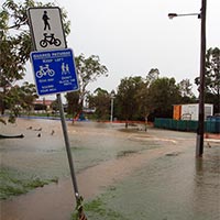 Flooding at Stones Corner