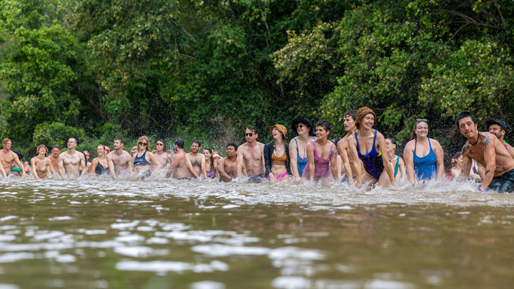 Water Aerobics, Creek, Yonder Festival 2021