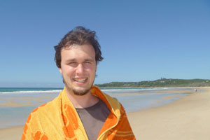 Ned on Stradbroke Island