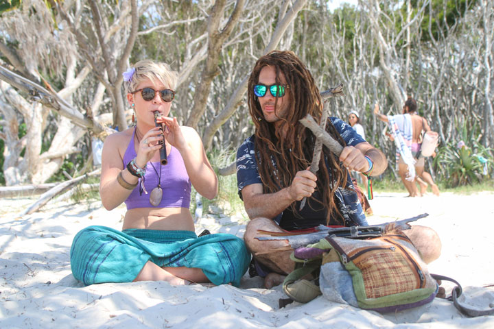 Skye & Hughie, The Beach, Island Vibe Festival 2018, Stradbroke Island