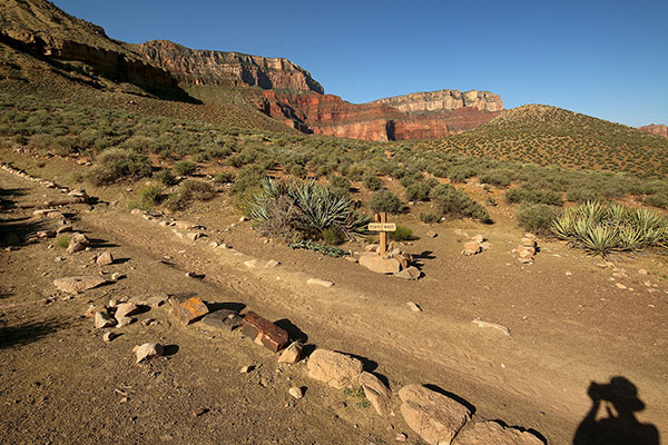 Bronwen arrives at “Tonto West” on her walk down into the Grand Canyon