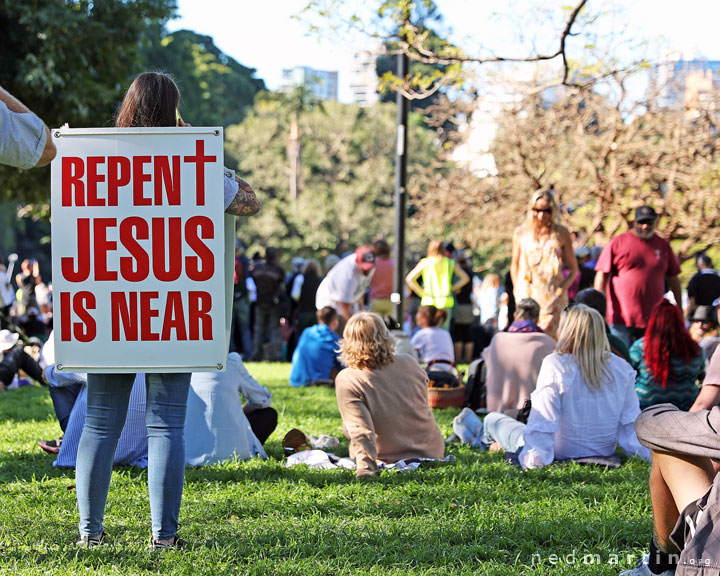 Freedom Rally, Brisbane Botanic Gardens