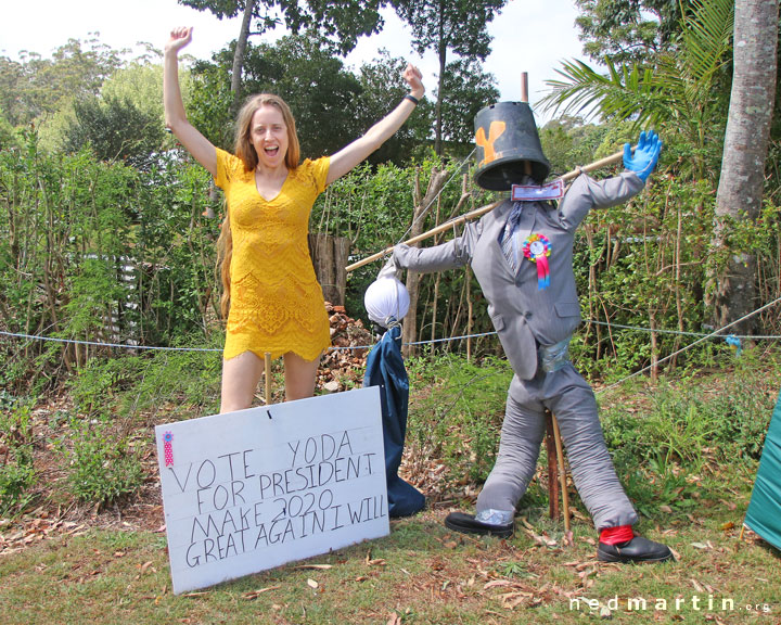 Bronwen at the Tamborine Mountain Scarecrow Festival