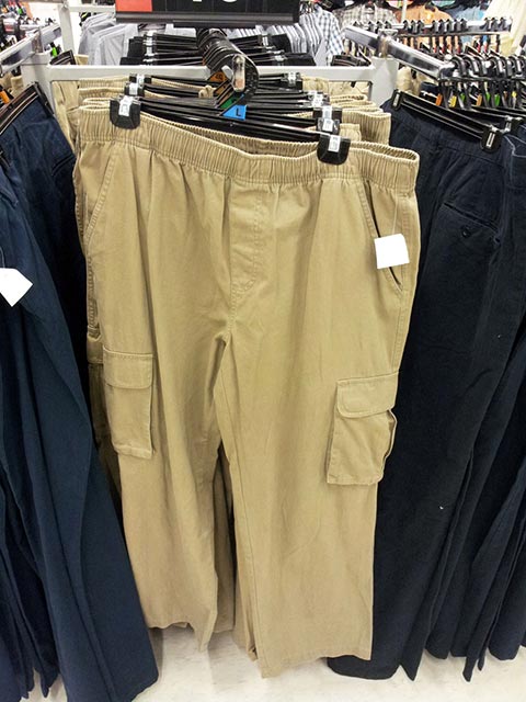 The only cheap cotton pants I could find