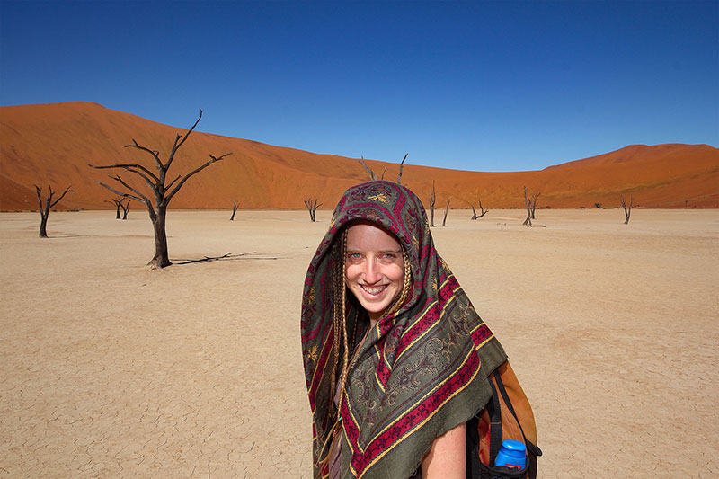 Bronwen, Dead Vlei, Sossusvlei, Namibia