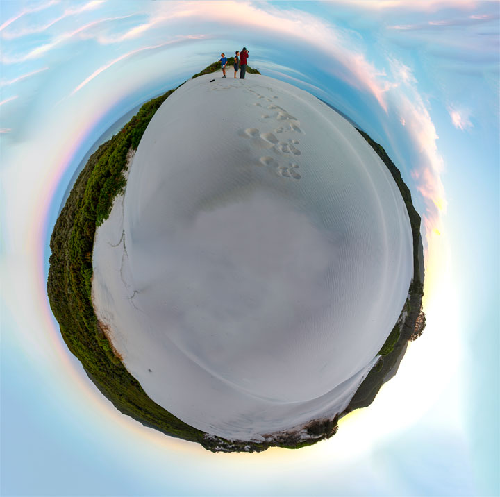 Ned, Chris, Maz, Moreton Island