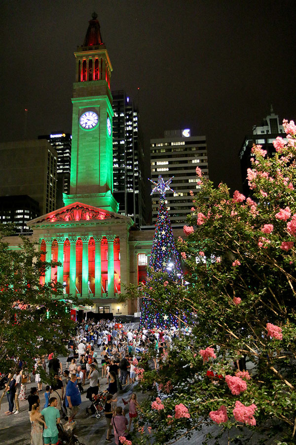 The lighting of the Christmas Tree